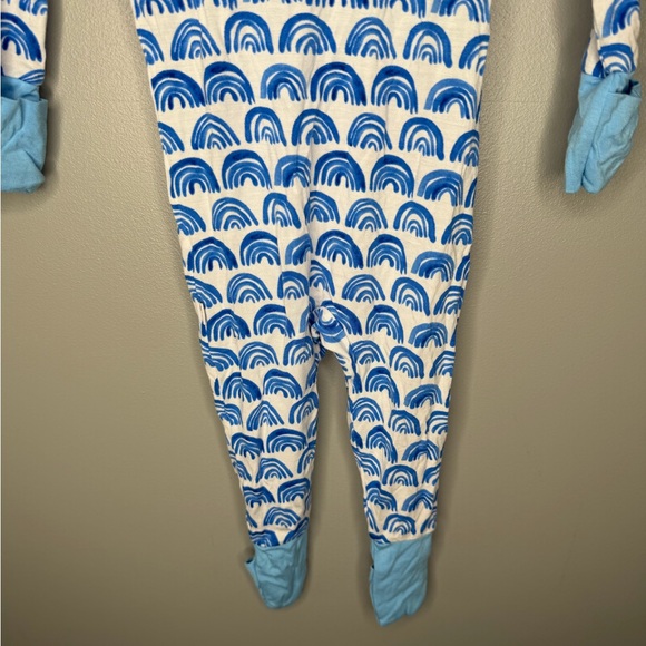 Little Sleepies Blue Rainbow Zippy - Picture 9 of 10